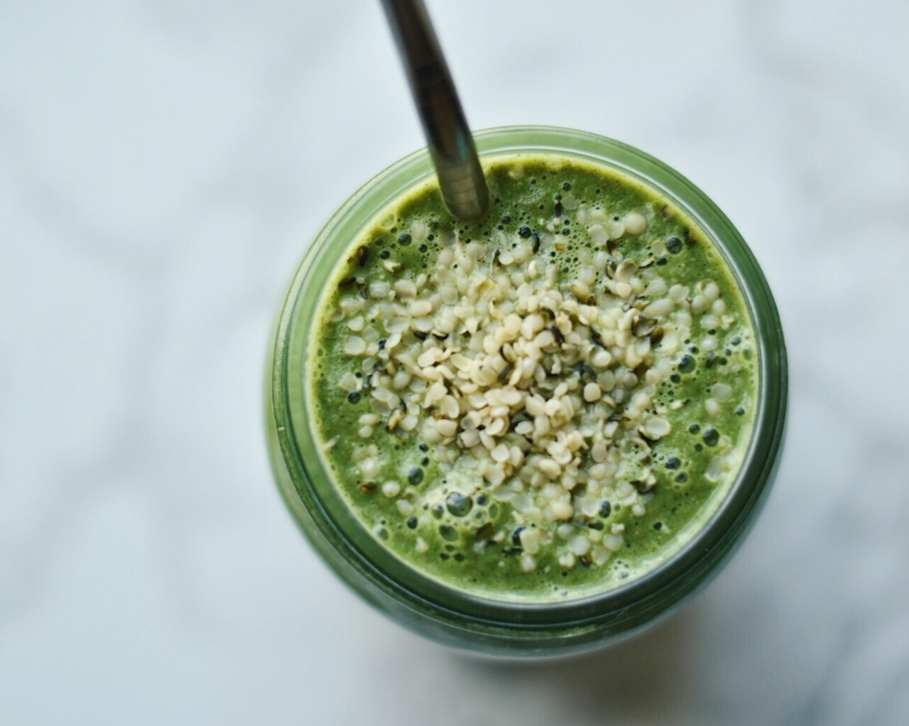 Tangy Green Smoothie {low sugar + alkalizing}