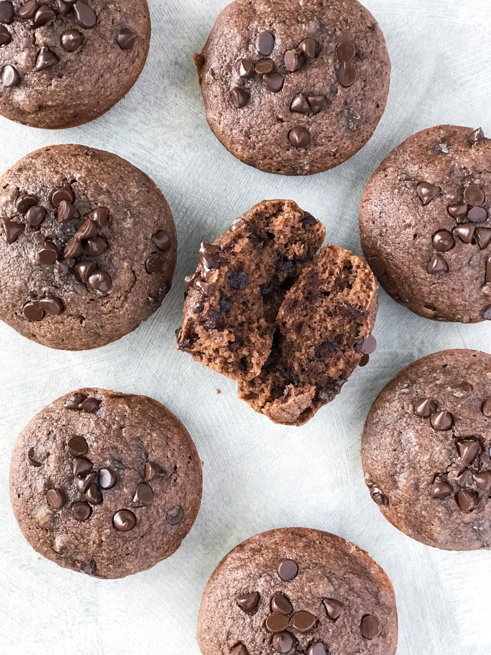 Double Chocolate Paleo Muffins