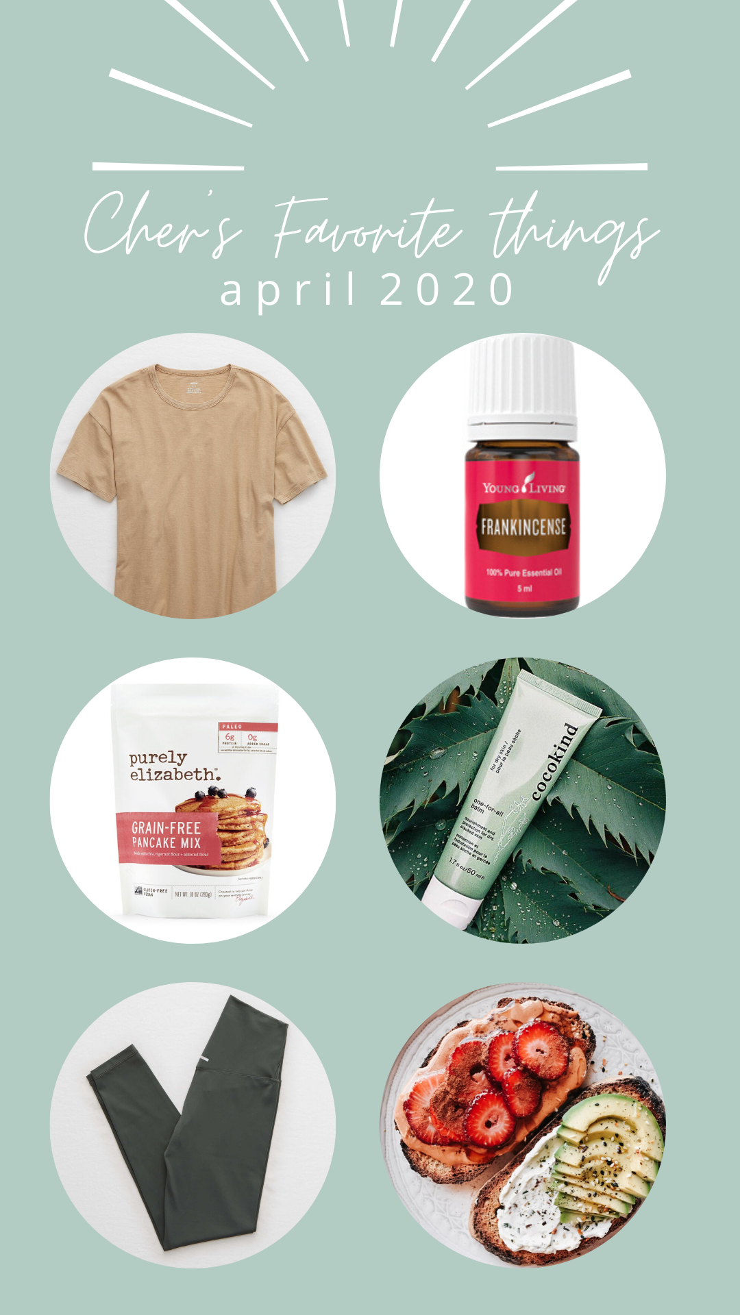 Cher’s favorite things- April 2020